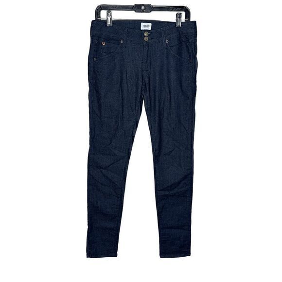 Hudson Womens Blue Collin Flap Skinny Knit Jeans Jegging Pants Size 27 - Picture 1 of 7